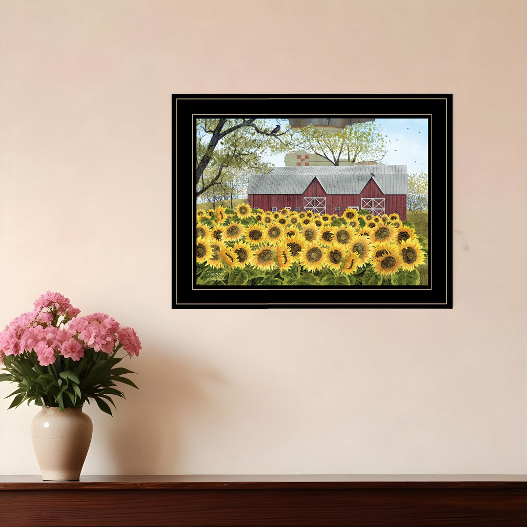 Sunshine 2 Black Framed Print Wall Art