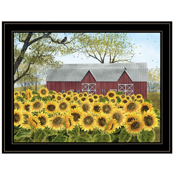 Sunshine 5 Black Framed Print Wall Art