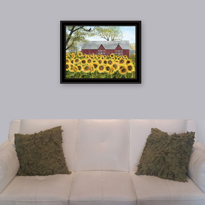 Sunshine 5 Black Framed Print Wall Art