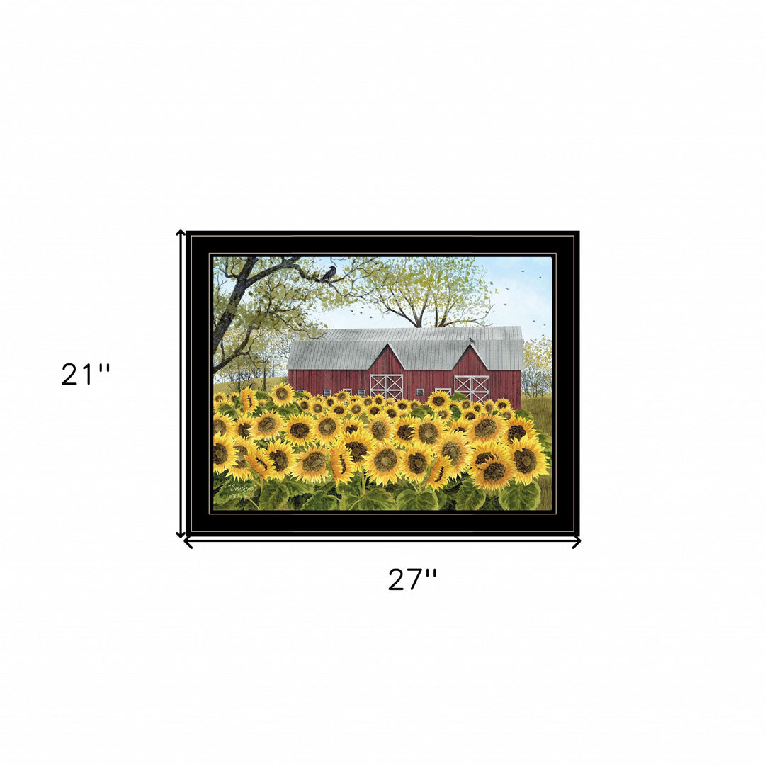 Sunshine 5 Black Framed Print Wall Art