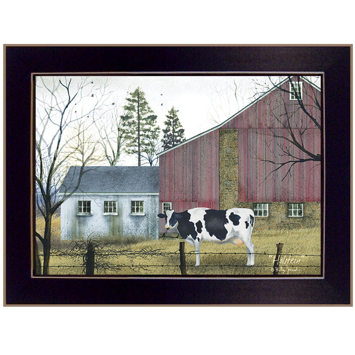 Holstein Black Framed Print Wall Art