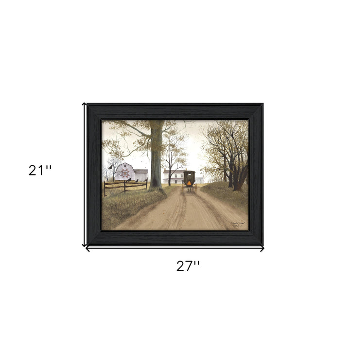 Headin Home 8 Black Framed Print Wall Art