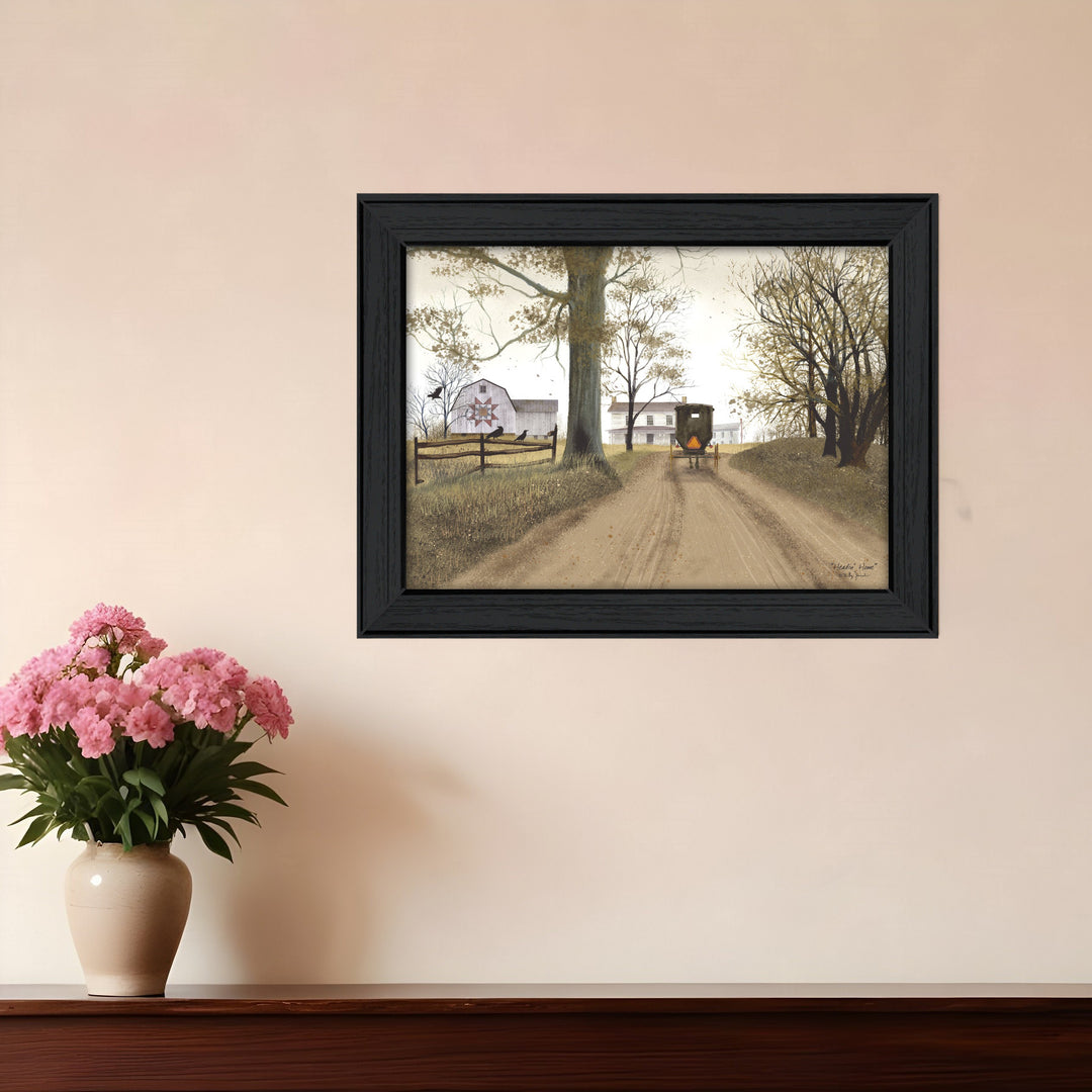 Headin Home 6 Black Framed Print Wall Art