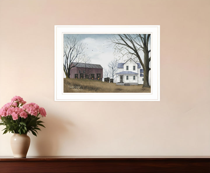 Sunday Service 1 White Framed Print Wall Art