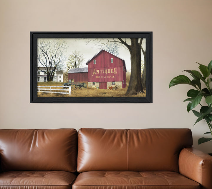 Antique Barn 7 Black Framed Print Wall Art