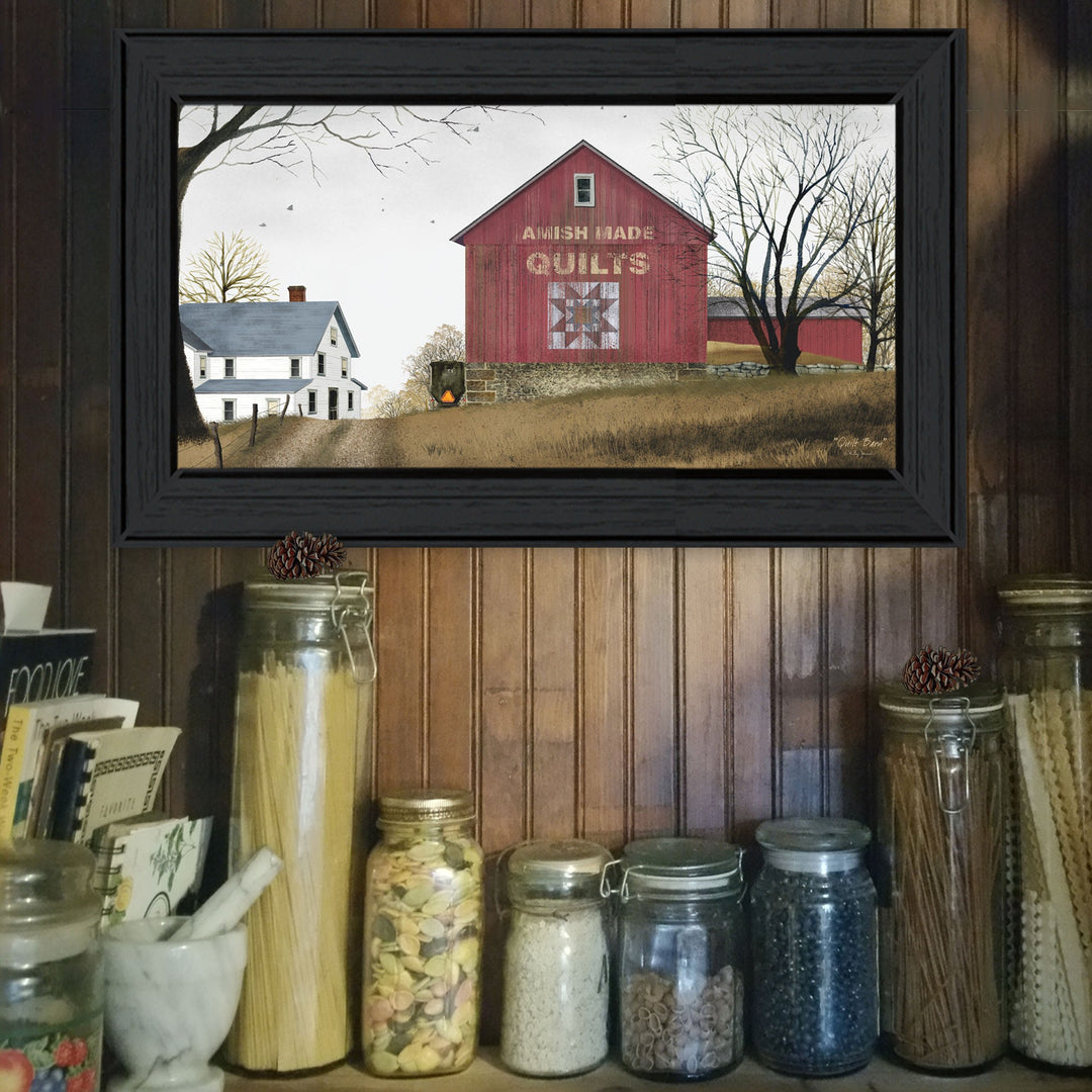 The Quilt Barn 1 Black Framed Print Wall Art