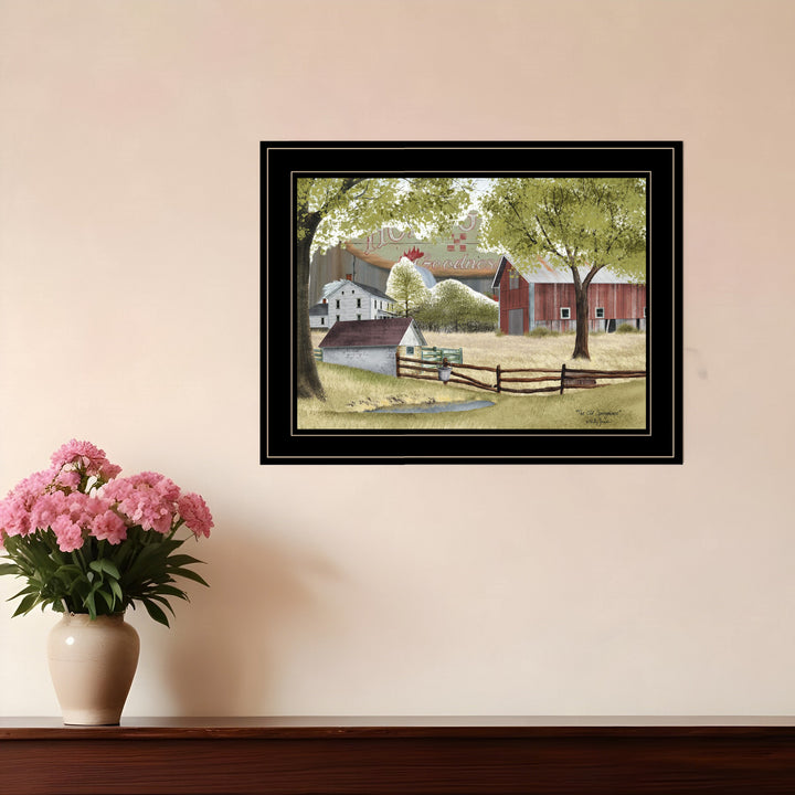 The Old Spring House 2 Black Framed Print Wall Art