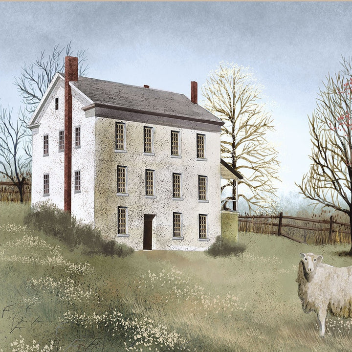 Spring At White House Farm 3 White Framed Print Wall Art