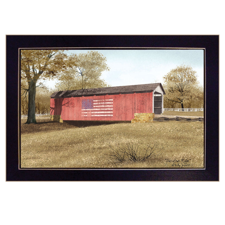 Sassafras Ridge 3 Black Framed Print Wall Art