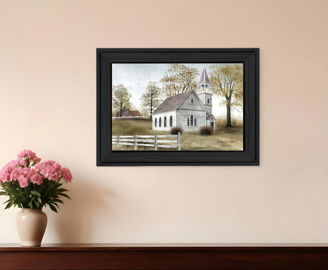 Sunday Go To Meetin 1 Black Framed Print Wall Art