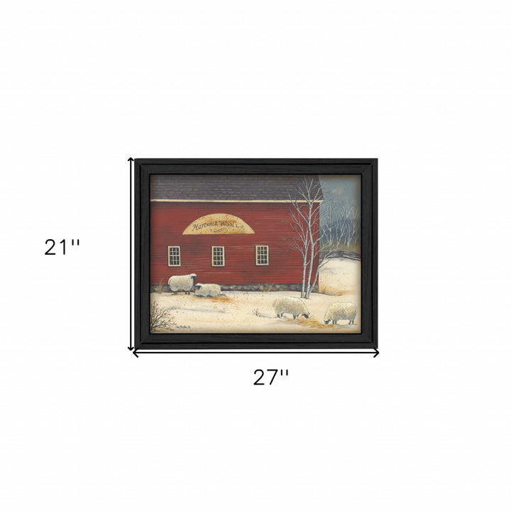 Hartwick Wool Co Black Framed Print Wall Art