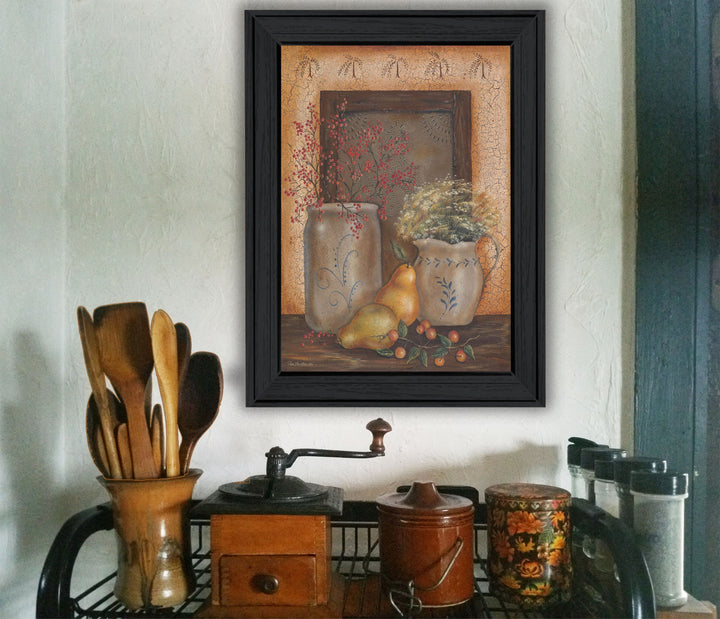 Country Collection Black Framed Print Wall Art