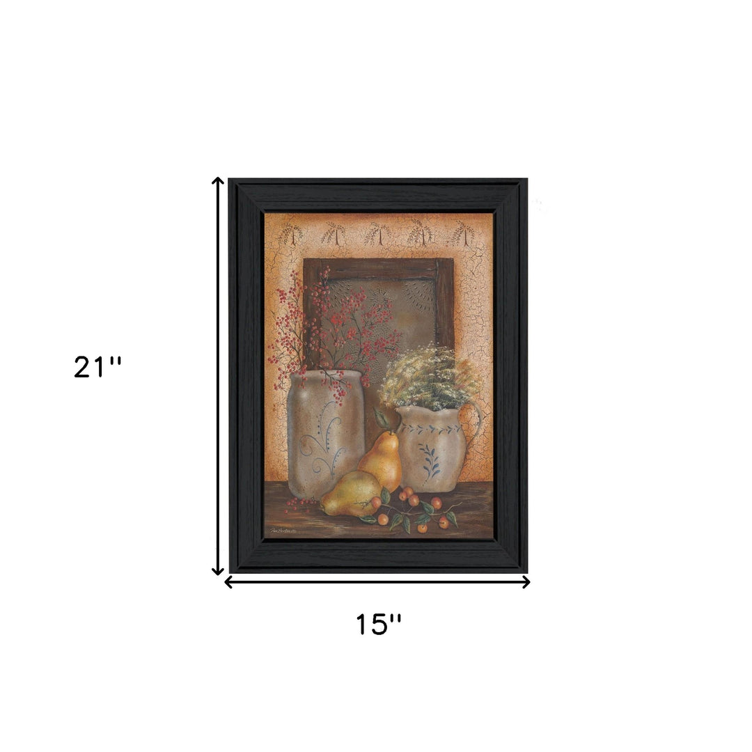 Country Collection Black Framed Print Wall Art