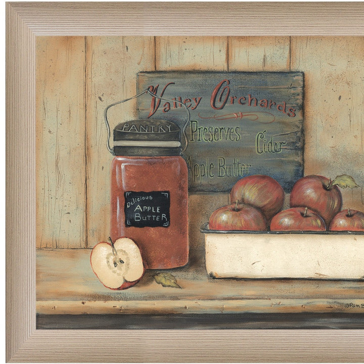 Apple Butter 1 Brown Framed Print Wall Art