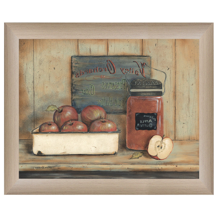 Apple Butter 1 Brown Framed Print Wall Art