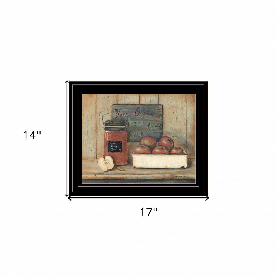 Apple Butter 2 Black Framed Print Kitchen Wall Art