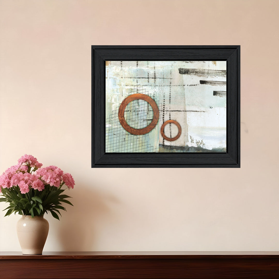 Balance this I 2 Black Framed Print Wall Art