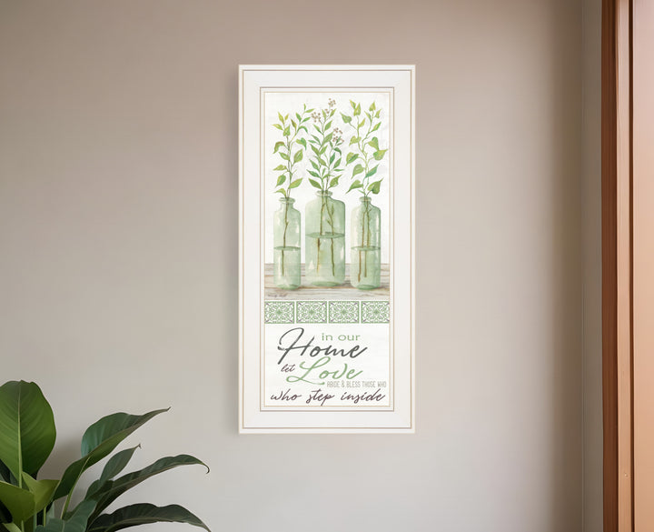 In Our Home 2 White Framed Print Wall Art