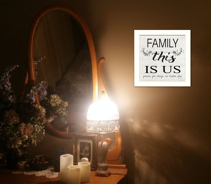 Family This is Us 2 White Framed Print Wall Art