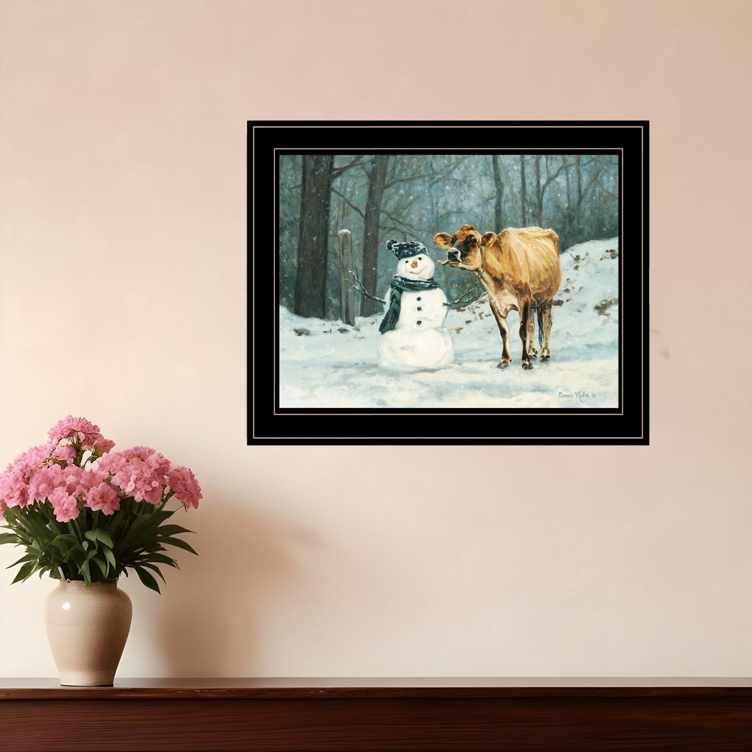 Well Hello There 2 Black Framed Print Wall Art