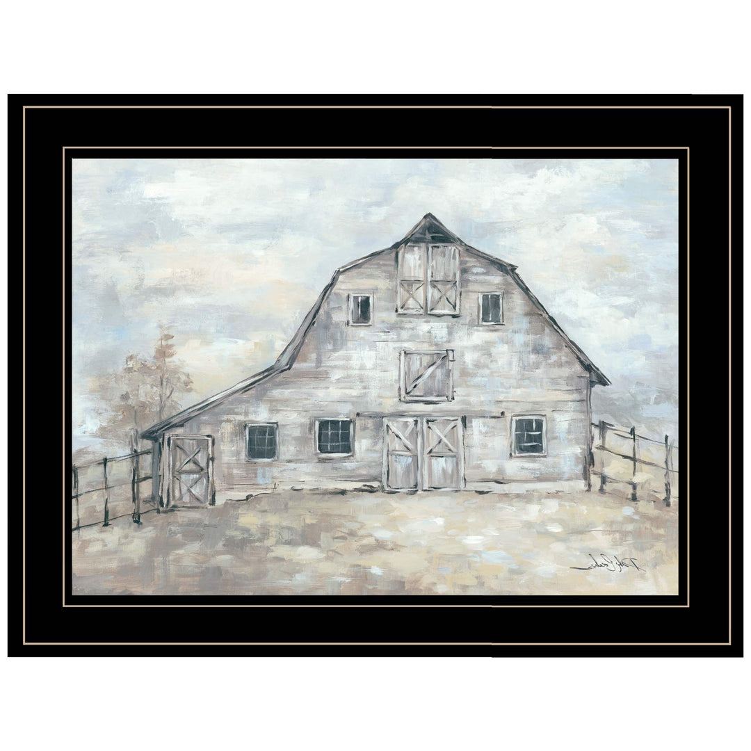 Rustic Beauty 2 Black Framed Print Wall Art