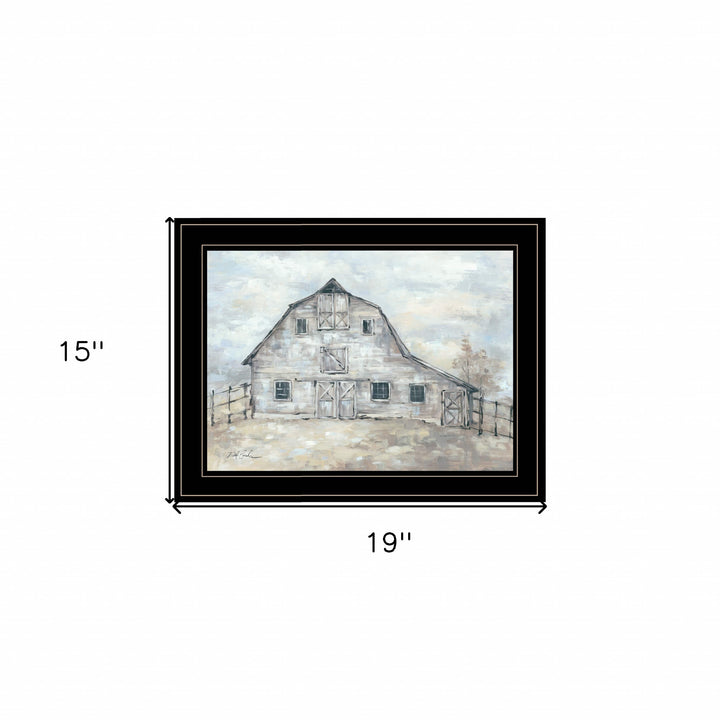 Rustic Beauty 2 Black Framed Print Wall Art