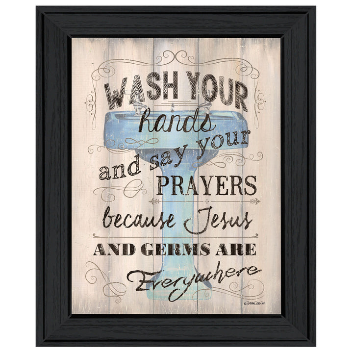 Bathroom Humor 2 Black Framed Print Bathroom Wall Art