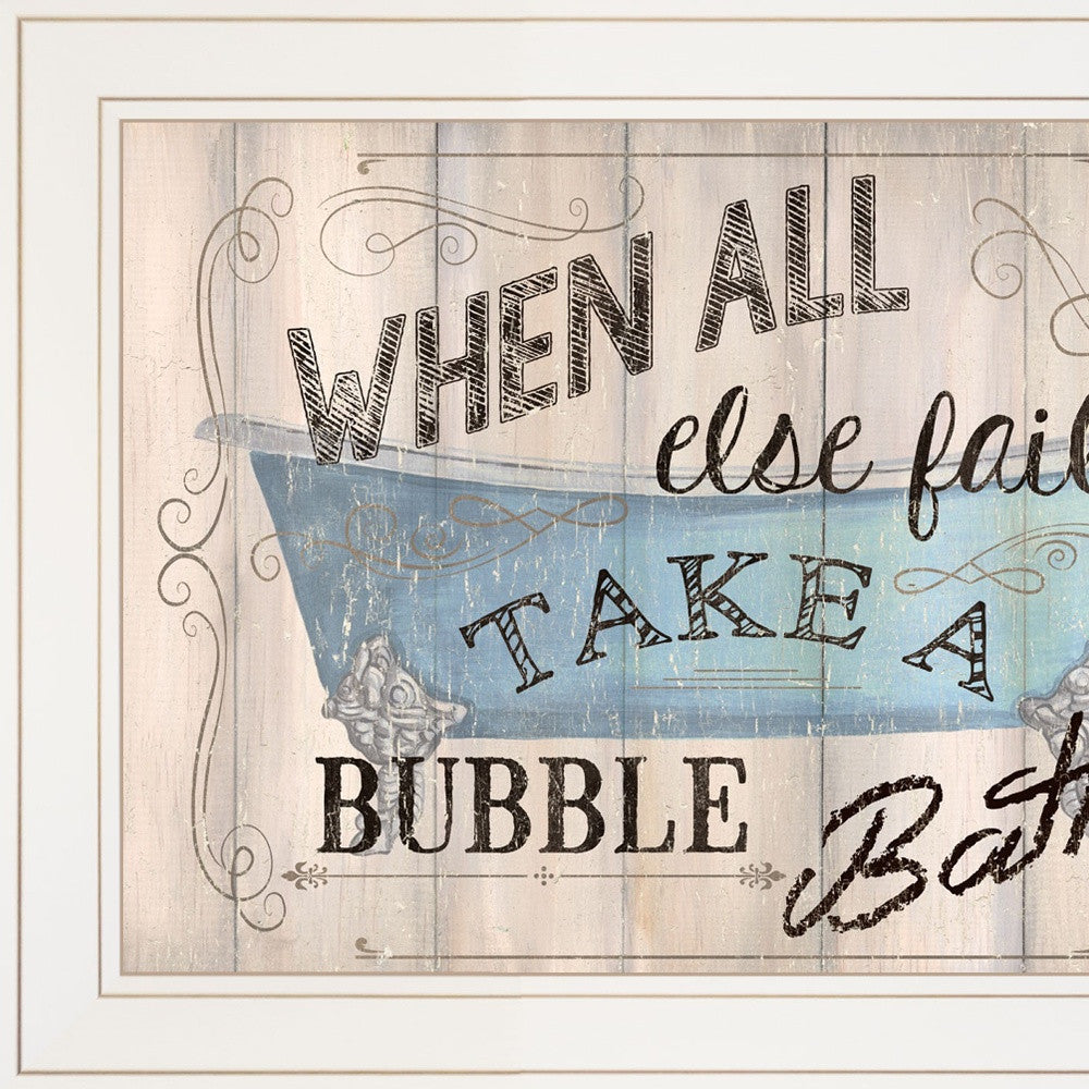 Bathroom Humor 3 White Framed Print Bathroom Wall Art