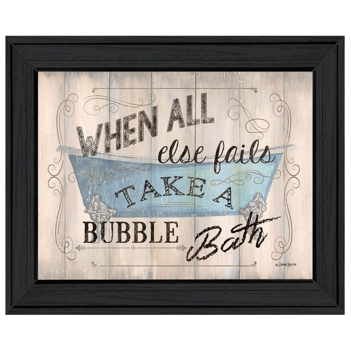 Bathroom Humor 4 Black Framed Print Bathroom Wall Art