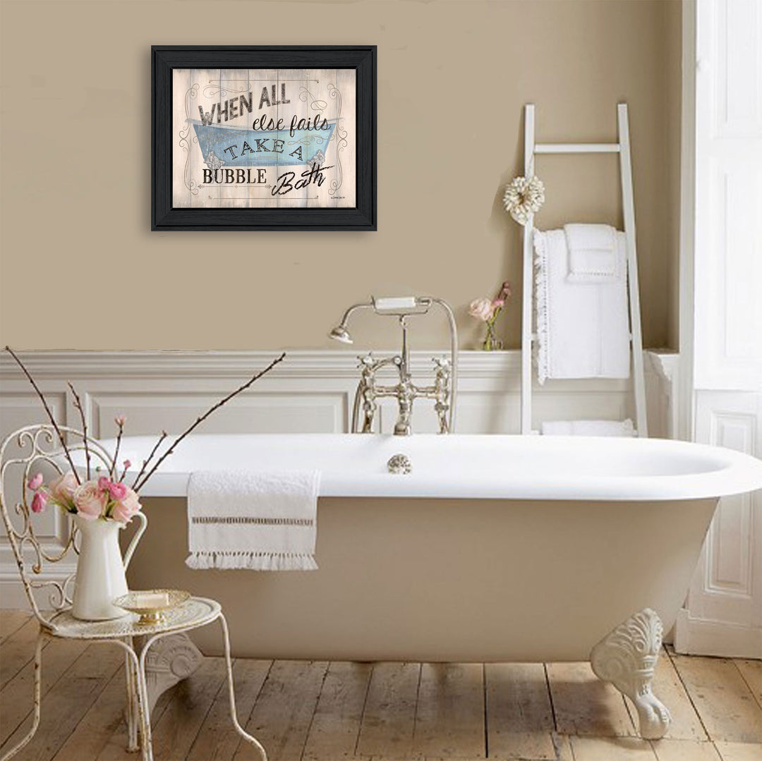 Bathroom Humor 4 Black Framed Print Bathroom Wall Art