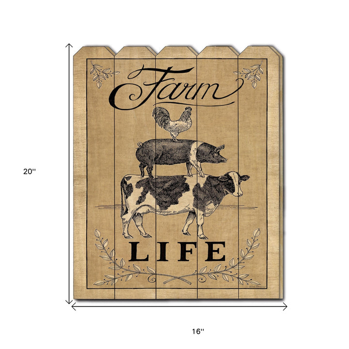 Farm Life Unframed Print Wall Art