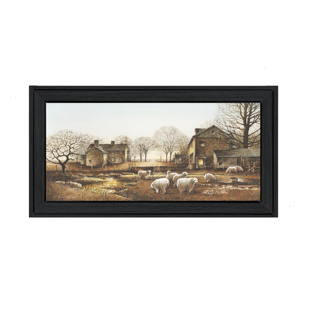 Early Risers Black Framed Print Wall Art