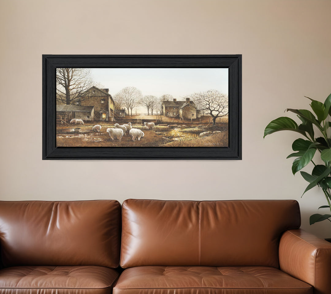 Early Risers Black Framed Print Wall Art