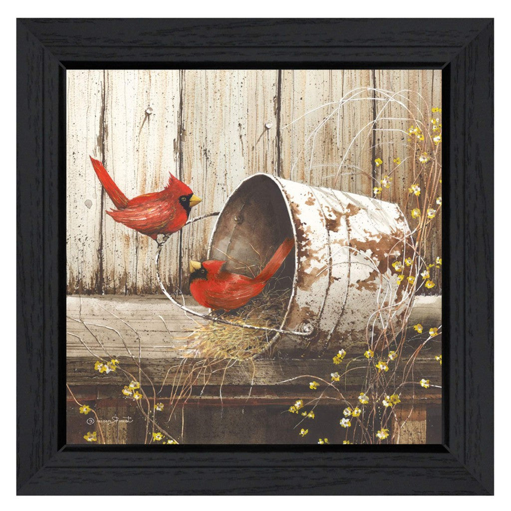 Playing Around 1 Black Framed Print Wall Art