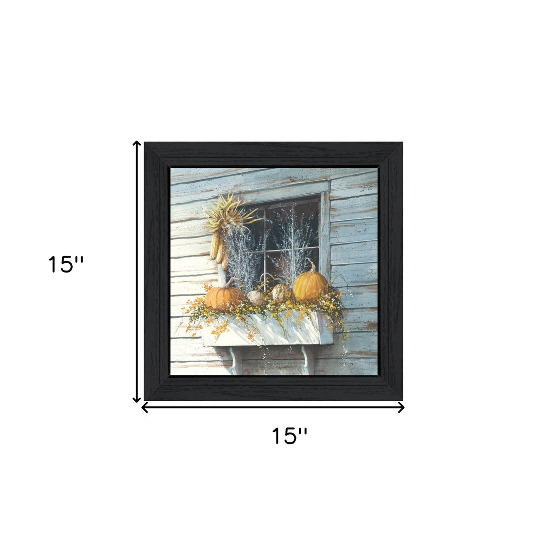 Window Dressing Black Framed Print Wall Art