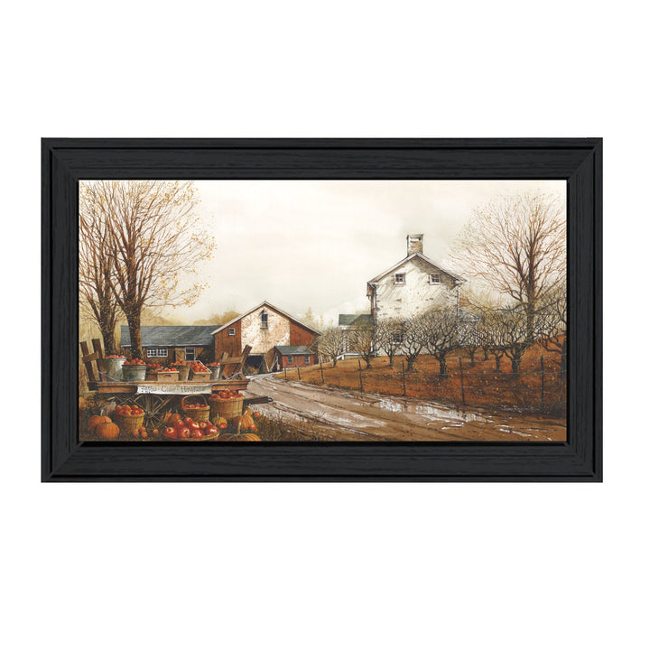 Autumns Bounty Black Framed Print Wall Art