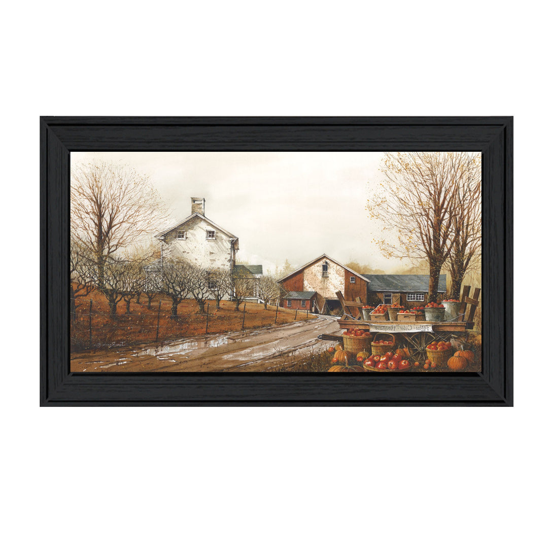 Autumns Bounty Black Framed Print Wall Art