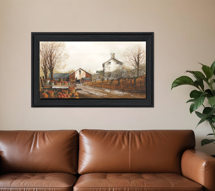 Autumns Bounty Black Framed Print Wall Art