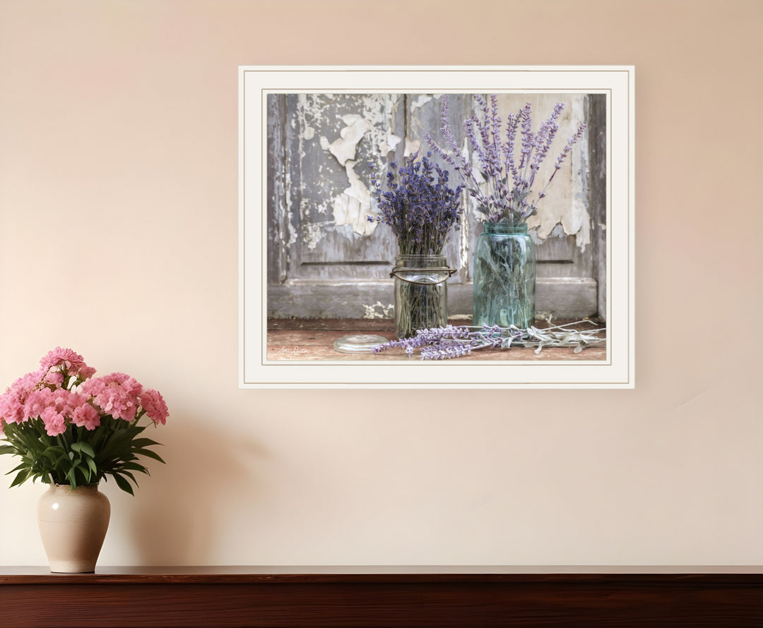 Abundance of Beauty 1 White Framed Print Wall Art