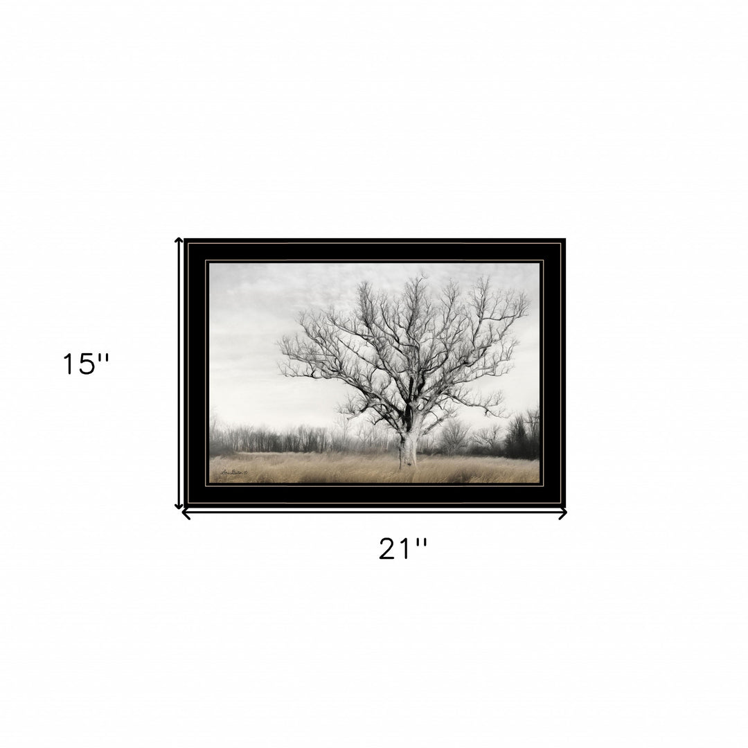 Earth and Sky 2 Black Framed Print Wall Art