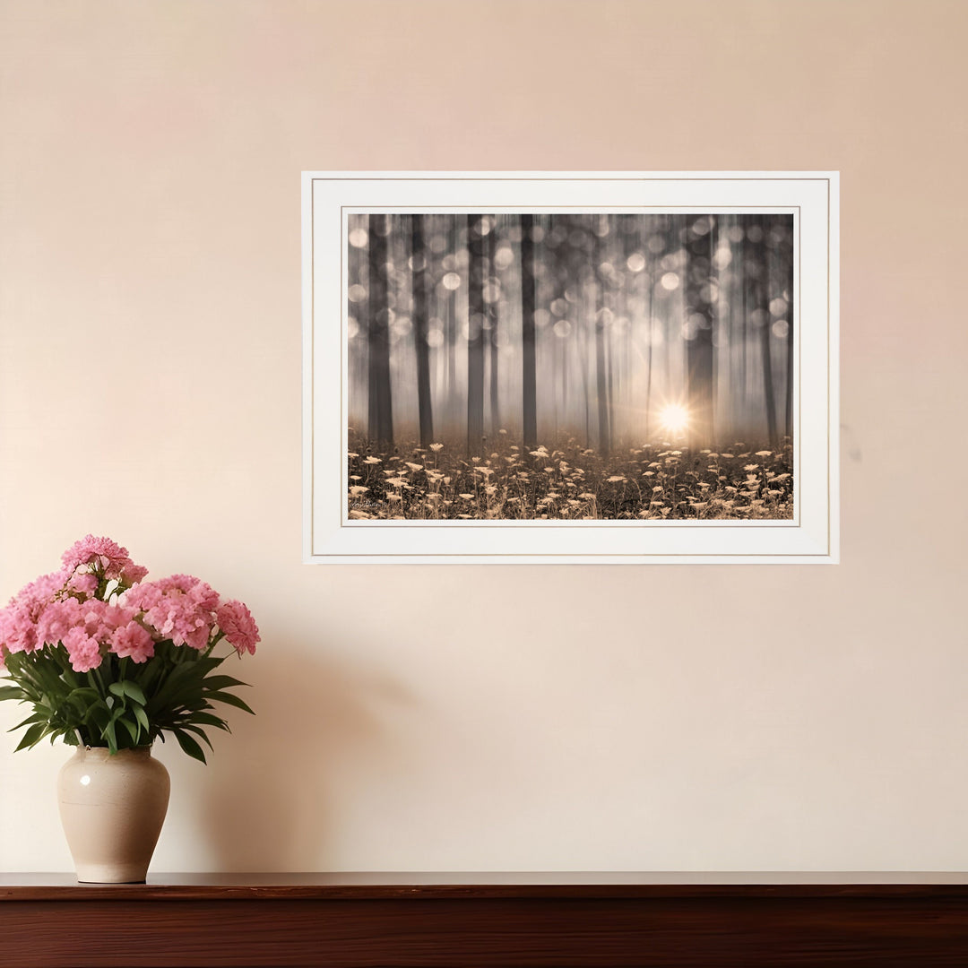 Enchanted Morning 1 White Framed Print Wall Art