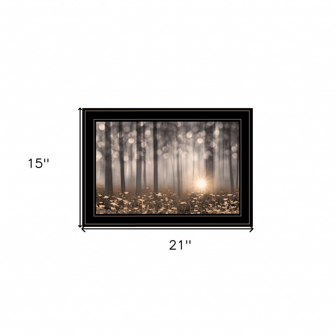 Enchanted Morning 2 Black Framed Print Wall Art