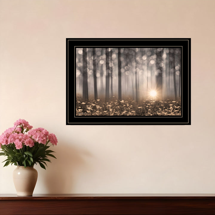 Enchanted Morning 2 Black Framed Print Wall Art