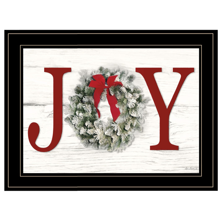 Christmas Joy 5 Black Framed Print Wall Art