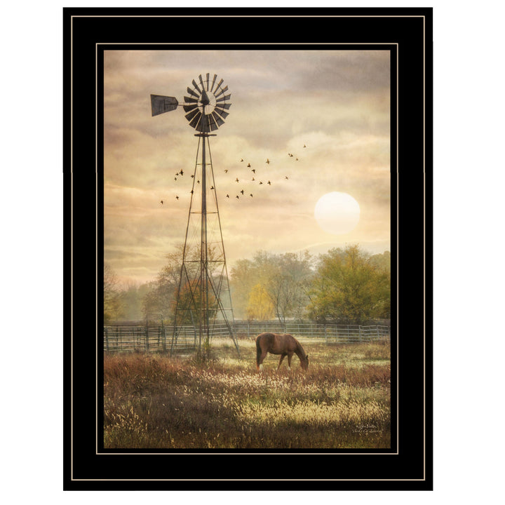 Berks Co Sunrise Black Framed Print Wall Art