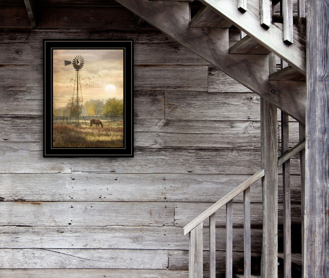 Berks Co Sunrise Black Framed Print Wall Art