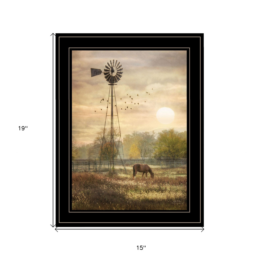 Berks Co Sunrise Black Framed Print Wall Art