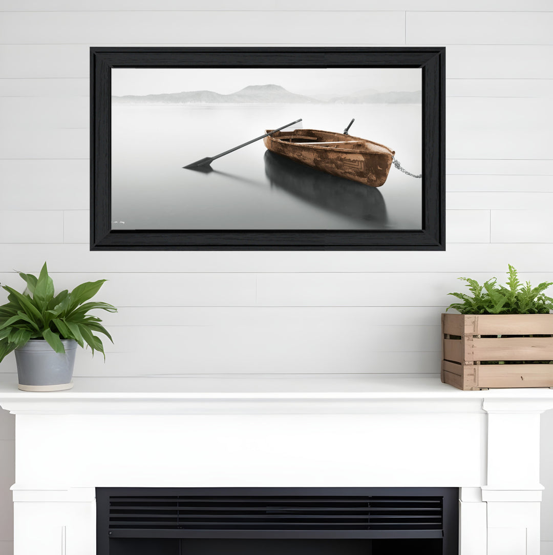 Solitude 2 Black Framed Print Wall Art