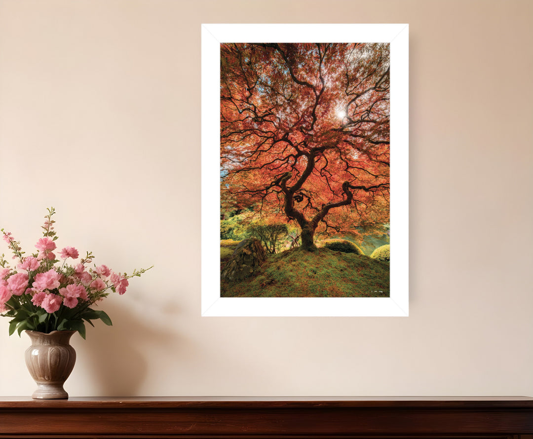 First Colors of Fall II 1 White Framed Print Wall Art