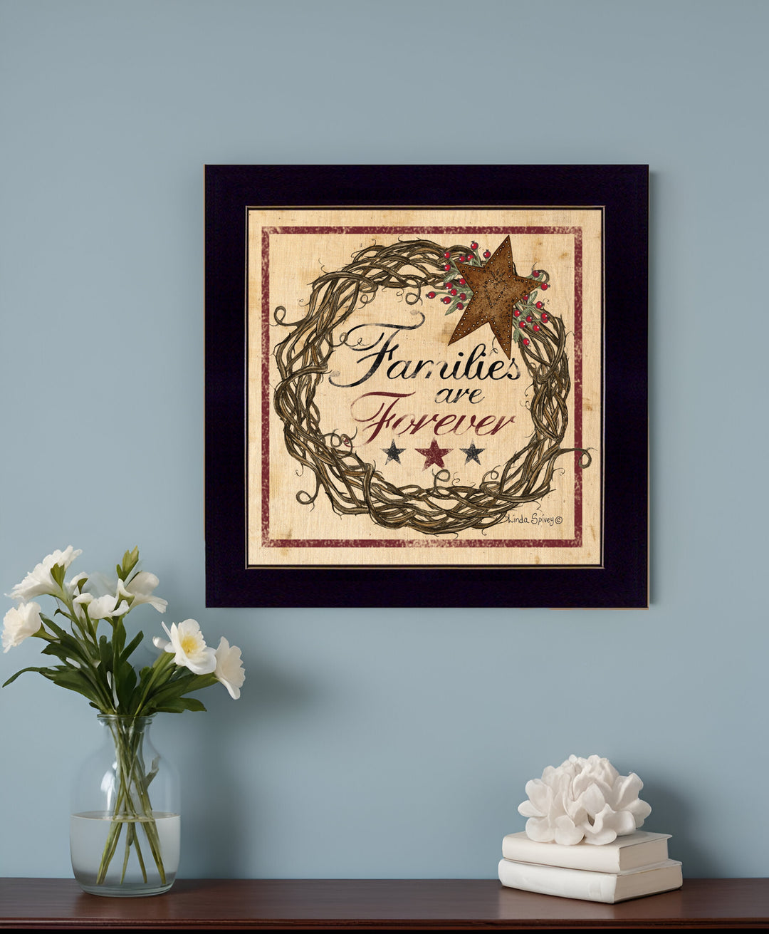 Families are Forever 1 Black Framed Print Wall Art